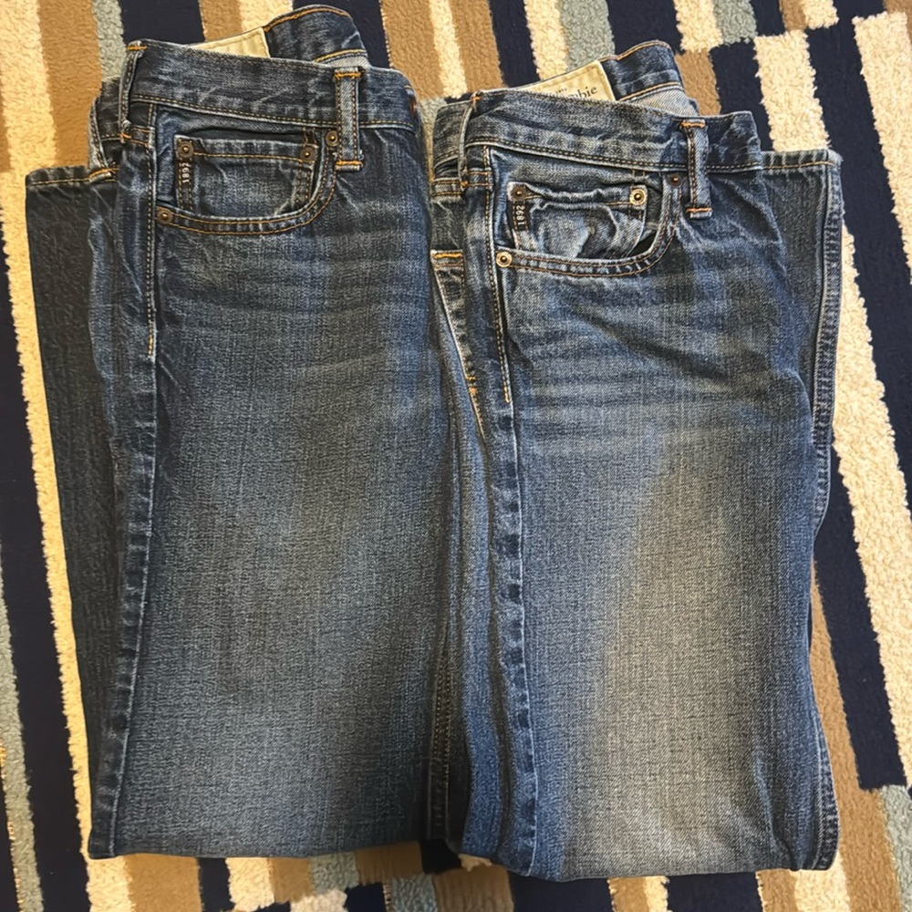 Like new boys size 16 slim Abercrombie jeans